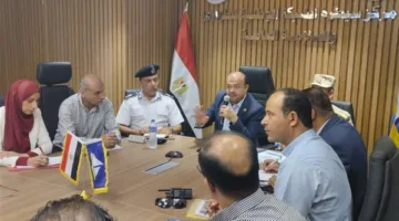 السكرتير العام المساعد في دمياط يقود الاجتماع التنسيقي لمشروع صقر 153