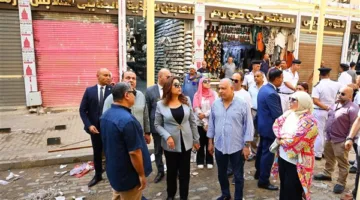 وزيرة التنمية المحلية تتابع مشاريع تحسين سوق العتبة بتكلفة 38 مليون جنيه