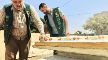 سلطان الإغاثة يواصل جهود توفير المأوى لضحايا الزلزال في حلب.