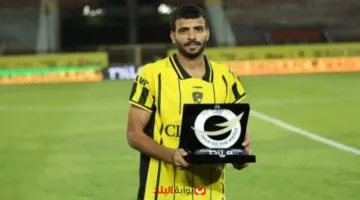 أحمد دحروج يتألق ويحصد جائزة أفضل لاعب في مباراة وادي دجلة وبيراميدز بالدوري المصري