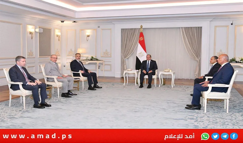 خلال اجتماع الوزير التركي فيدان… السيسي يرفض الاحتلال الإسرائيلي لغزة وخطة التهجير. خلال اجتماع الوزير التركي فيدان… السيسي يرفض الاحتلال الإسرائيلي لغزة وخطة التهجير.