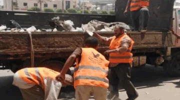 الجيزة تعطل عمل عمال النظافة في فترة الظهيرة لمواجهة الحرارة الشديدة