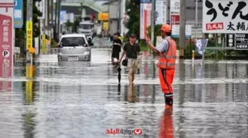 فيضانات عنيفة وانهيارات أرضية في اليابان تجبر 3 ملايين شخص على مغادرة بيوتهم