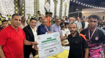 جمع غفير من الجمهور في ختام دورة كرة القدم الصيفية بمركز شباب كفر تصفا