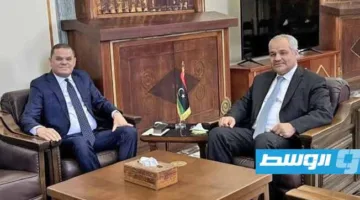 الدبيبة وعيسى تناولوا سبل التنسيق المشترك في نظام “الاعتمادات واستراتيجية تمويل الصناعة”