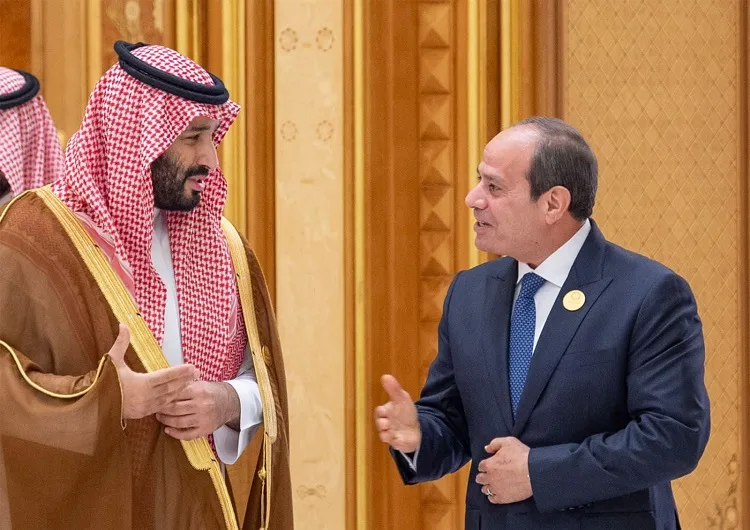 محادثات السيسي وولي العهد السعودي: تعزيز التعاون الاقتصادي وتأكيد الدعم لحل الدولتين محادثات السيسي وولي العهد السعودي: تعزيز التعاون الاقتصادي وتأكيد الدعم لحل الدولتين