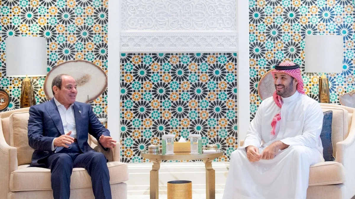 ولي العهد السعودي والرئيس السيسي يناقشان الوضع في غزة وتعزيز التعاون الصناعي ولي العهد السعودي والرئيس السيسي يناقشان الوضع في غزة وتعزيز التعاون الصناعي