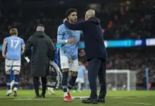 عمر مرموش يثير استياء جماهير مانشستر سيتي بسبب قرار بيب جوارديولا المفاجئ