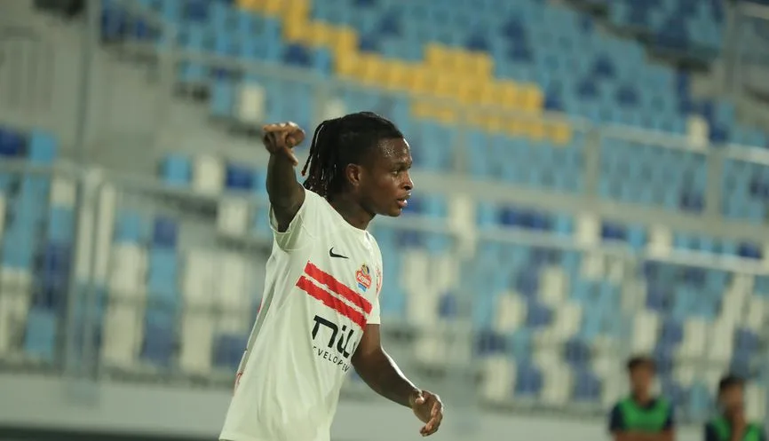 شيكو بانزا يحرز الهدف الأول للزمالك ضد فاركو شيكو بانزا يحرز الهدف الأول للزمالك ضد فاركو