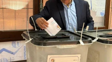 شردي يشارك في التصويت خلال اليوم الثاني من الانتخابات