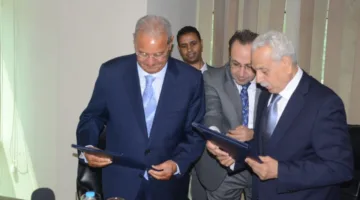 المحكمة العربية للتحكيم توقع اتفاقيات تعاون مع المعهد المصرفي المصري