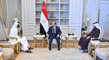 الرئيس السيسي يناقش مع المسؤولين البحرينيين تعزيز التعاون الثنائي ومستجدات الأوضاع الإقليمية.