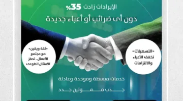 “كجوك”: ارتفاع الإيرادات الضريبية بنسبة 35% بفضل استجابة مجتمع الأعمال لمسار الشراكة