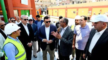 وزير الإسكان ومحافظ الغربية يبدآن زيارتهما لمركز زفتى بتفقد محطة المياه الجوفية في نهطاي.