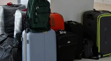 طفلة من نيوزيلندا داخل حقيبة سفر
