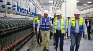 وزير قطاع الأعمال العام يختتم زيارته بتفقد “غزل المحلة” برفقة محافظ الغربية