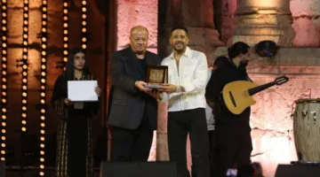 محمد حماقي يثير حماس المسرح الجنوبي في جرش بأمسية موسيقية فريدة.