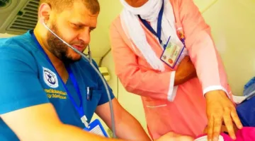 صحة الشرقية تُوفر خدمات طبية لـ 1864 مواطنًا في قرية صنعاء بمركز صان الحجر