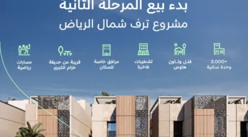 NHC يعلن عن انطلاق مبيعات المرحلة الثانية من مشروع “ترف” الفاخر في الرياض