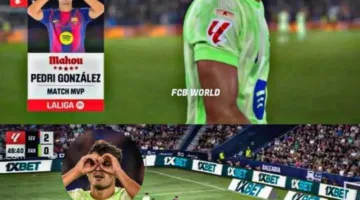 شاهد جمال الهدف الذي أكسب بيدري لقب أفضل لاعب في مباراة برشلونة أمام ليفانتي