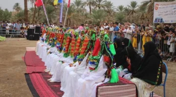 ساكنة ألنيف تحتفل بالزفاف الجماعي للعام العشرين على التوالي