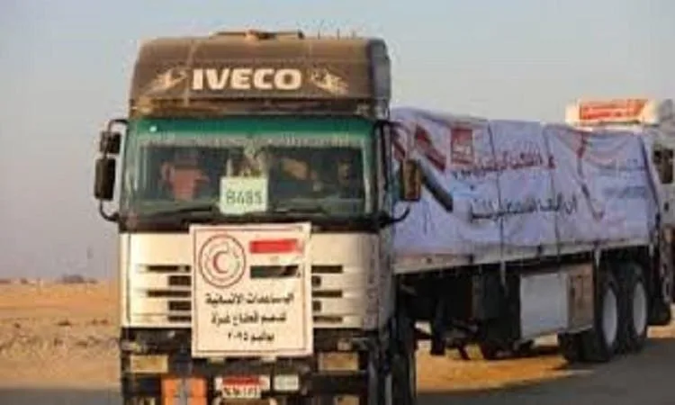 أخبار إيجابية حول وصول المساعدات المصرية إلى غزة أخبار إيجابية حول وصول المساعدات المصرية إلى غزة