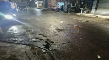 أمطار الصيف تدهش سكان كفر الشيخ (صور)