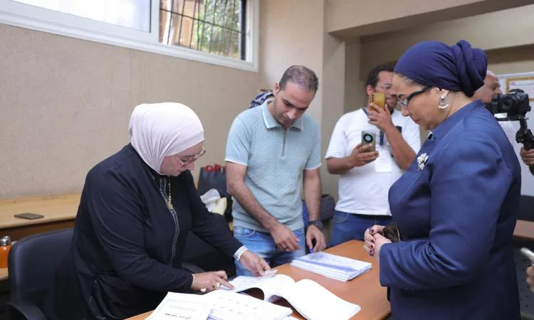 أمل عمار تشجع النساء في مصر على الانخراط في انتخابات مجلس الشيوخ 2025 أمل عمار تشجع النساء في مصر على الانخراط في انتخابات مجلس الشيوخ 2025