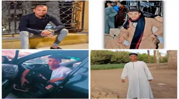أهالي المهيدات في الأقصر يودعون جثامين أربعة شباب من ضحايا حادث زفة الطود (صور)