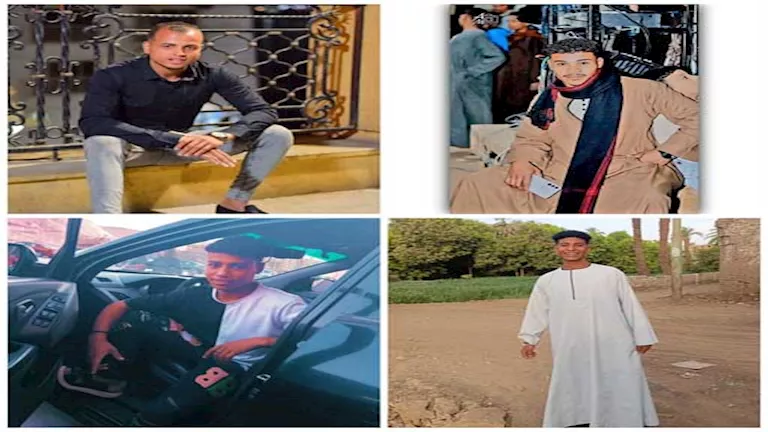 أهالي المهيدات في الأقصر يودعون جثامين أربعة شباب من ضحايا حادث زفة الطود (صور) أهالي المهيدات في الأقصر يودعون جثامين أربعة شباب من ضحايا حادث زفة الطود (صور)