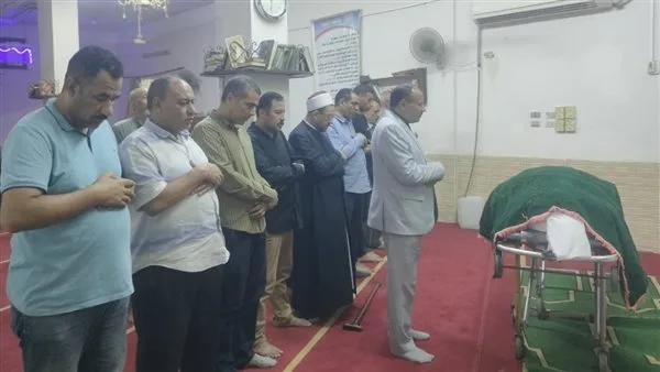 إتمام إجراءات تسليم جثمان شهيدة الواجب التي توفت في حادث مروري بأسيوط