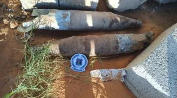 إزالة قذيفتين مدفعيتين موجودتين في الطريق العام بطرابلس