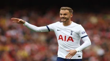 إصابة جيمس ماديسون لاعب توتنهام بتمزق في الرباط الصليبي