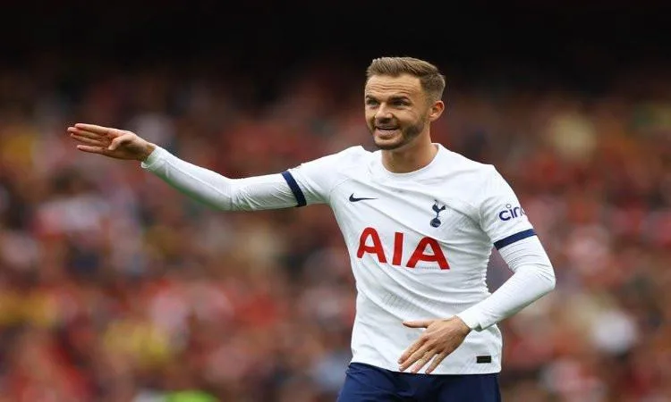 إصابة جيمس ماديسون لاعب توتنهام بتمزق في الرباط الصليبي إصابة جيمس ماديسون لاعب توتنهام بتمزق في الرباط الصليبي