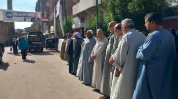 إقبال ملحوظ من النساء والشباب على مراكز اقتراع مجلس الشيوخ في الفيوم