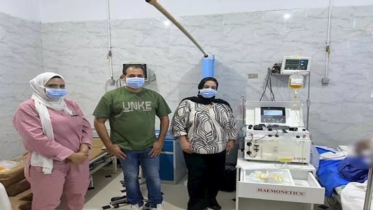إنجاز أول عملية فصل بلازما لمريض يعاني من التصلب المتعدد في مستشفى منيا القمح بالشرقية