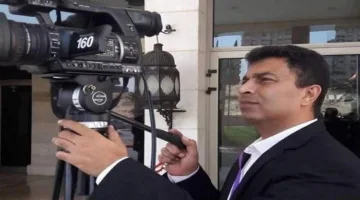 استشهاد الصحفي خالد المدهون برصاص قوات الاحتلال الإسرائيلي في شمال غزة