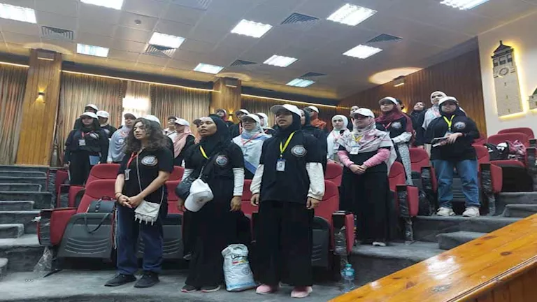 استمرار أنشطة معسكر “قادة المستقبل” في جامعة القاهرة استمرار أنشطة معسكر “قادة المستقبل” في جامعة القاهرة