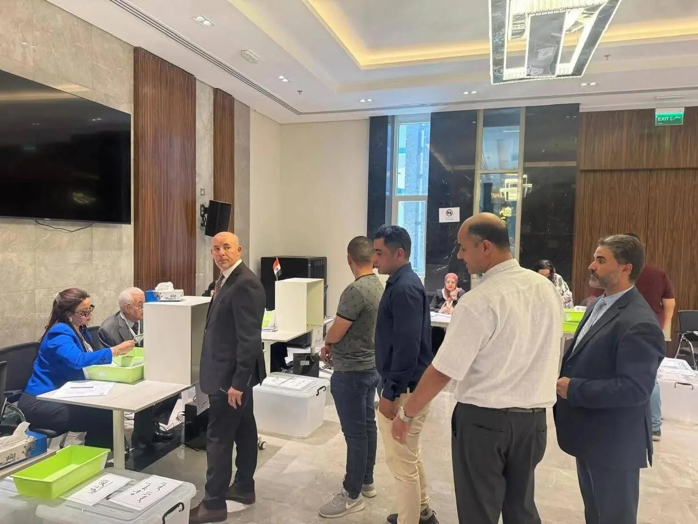 استمرار تسجيل الناخبين من الجالية المصرية في الكويت للمشاركة في انتخابات الشيوخ 2025