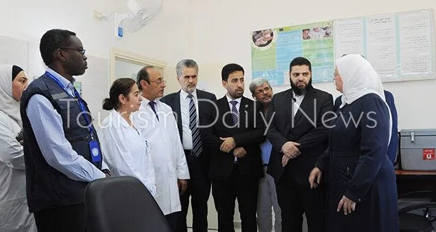 افتتاح ثلاث عيادات صحية في ريف دمشق بالشراكة مع منظمة الصحة العالمية افتتاح ثلاث عيادات صحية في ريف دمشق بالشراكة مع منظمة الصحة العالمية