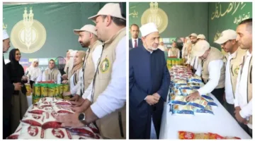 الأزهر يساند فلسطين.. الإمام الأكبر يزور قافلة إغاثية من بيت الزكاة
