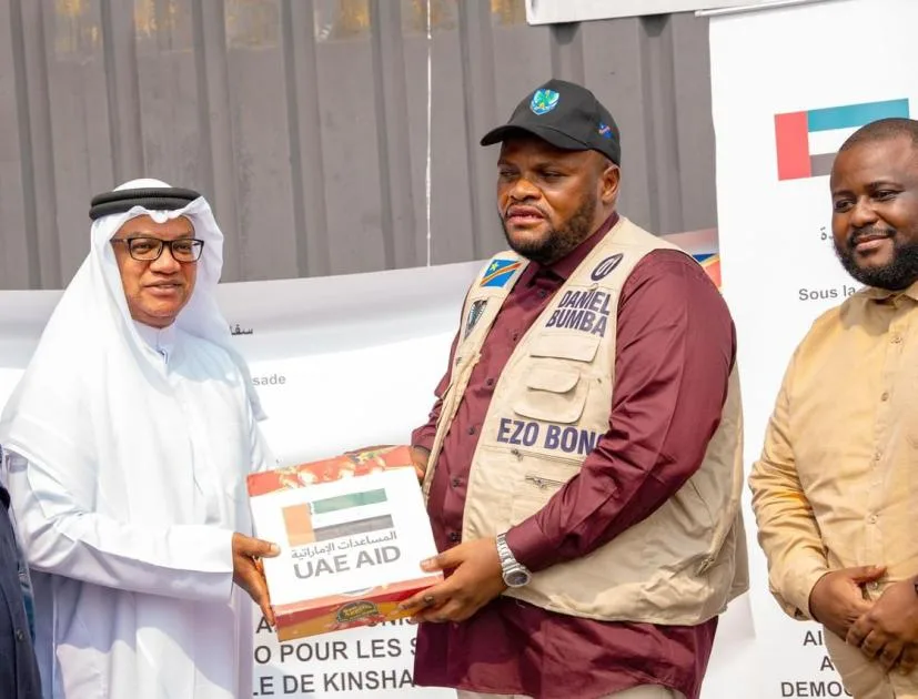 الإمارات تُقدّم مساعدات إنسانية للمتضرّرين من الفيضانات في الكونغو الإمارات تُقدّم مساعدات إنسانية للمتضرّرين من الفيضانات في الكونغو