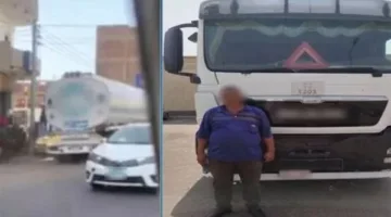 التحقيق مع سائق شاحنة تابعة لشركة بترول بسبب قيادته في الاتجاه المعاكس بالجيزة