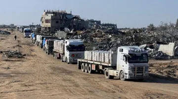 الحكومة الإيطالية: 20 شاحنة إغاثة غذائية جديدة لقطاع غزة