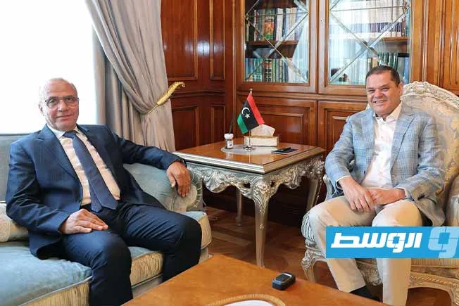 الدبيبة واللافي يتناولان “ثلاثة مجالات: الأمن، السياسة، والاقتصاد” الدبيبة واللافي يتناولان “ثلاثة مجالات: الأمن، السياسة، والاقتصاد”