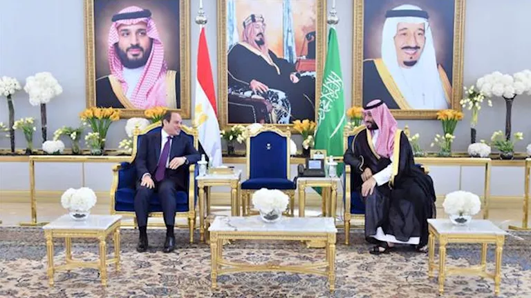 الرئيس السيسي وبن سلمان يؤكدان على أهمية تسريع عملية إدخال المساعدات الإنسانية الرئيس السيسي وبن سلمان يؤكدان على أهمية تسريع عملية إدخال المساعدات الإنسانية
