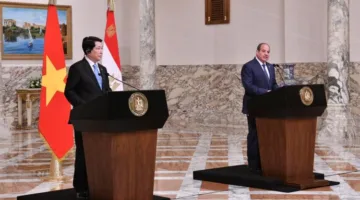 الرئيس السيسي ونظيره الفيتنامي يشهدان signing مذكرتي تفاهم في مجال التنمية