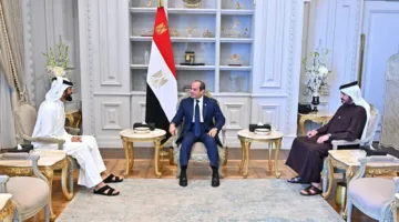 الرئيس السيسي يلتقي بكبار المسؤولين البحرينيين لمناقشة تعزيز التعاون الثنائي ومستجدات الأوضاع في غزة