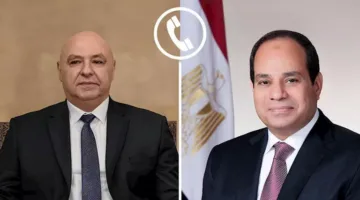الرئيس السيسي يُعرب عن تأييد مصر الثابت لسيادة لبنان وسلامة أراضيه ووحدته.