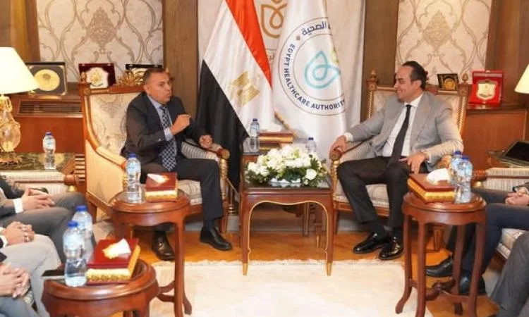 السبكي يناقش مع مدير شركة تاكيدا للأدوية الخطط المشتركة لعلاج السرطان السبكي يناقش مع مدير شركة تاكيدا للأدوية الخطط المشتركة لعلاج السرطان